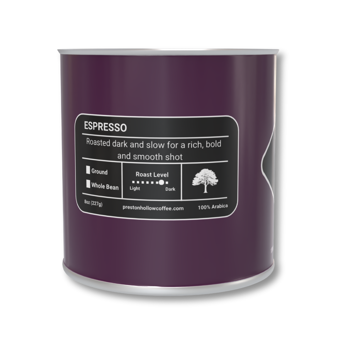 Espresso (8oz Can) Whole Bean